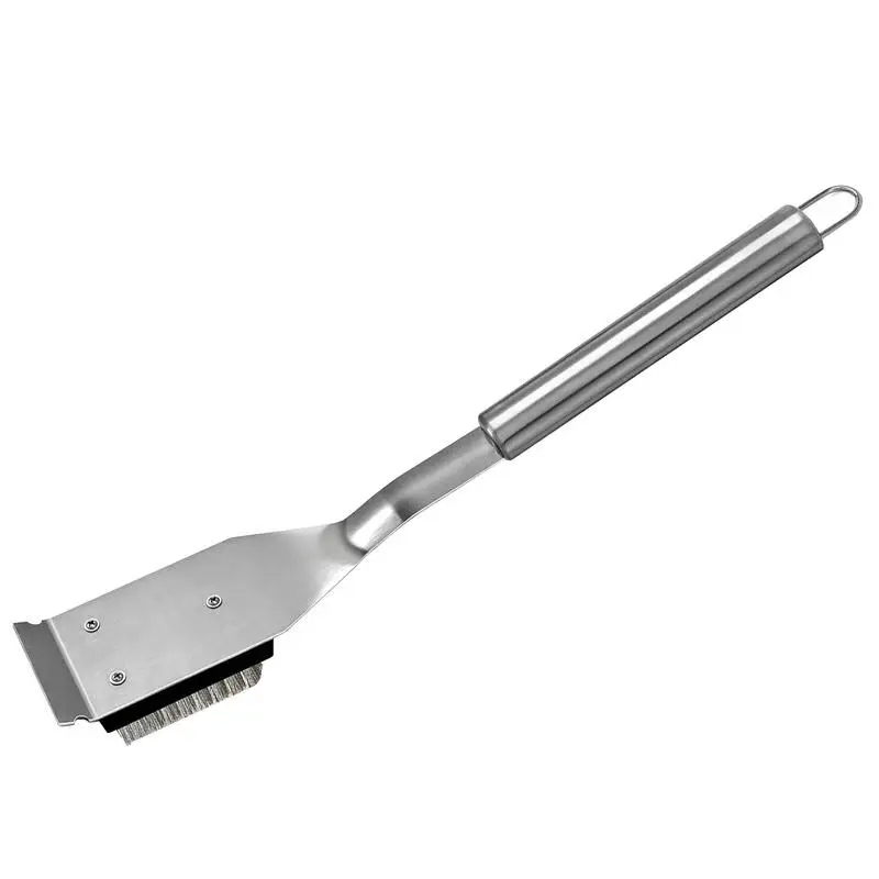 Szczotka do czyszczenia grilla na świeżym powietrzu BBQ Uniwersalna szczotka do grilla Oszczędzające pracę narzędzia do czyszczenia grilla do żelaza Stalowa ceramika