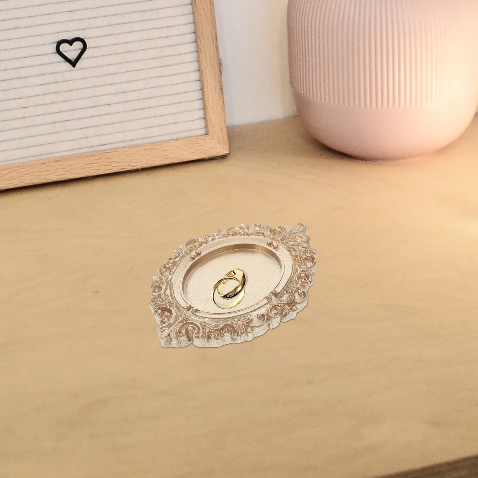 

Victorian Style Jewelry Dish Storage Tray Elegant European Vanity Decor Holder Key Tray Cute Room Aesthetic Decorative