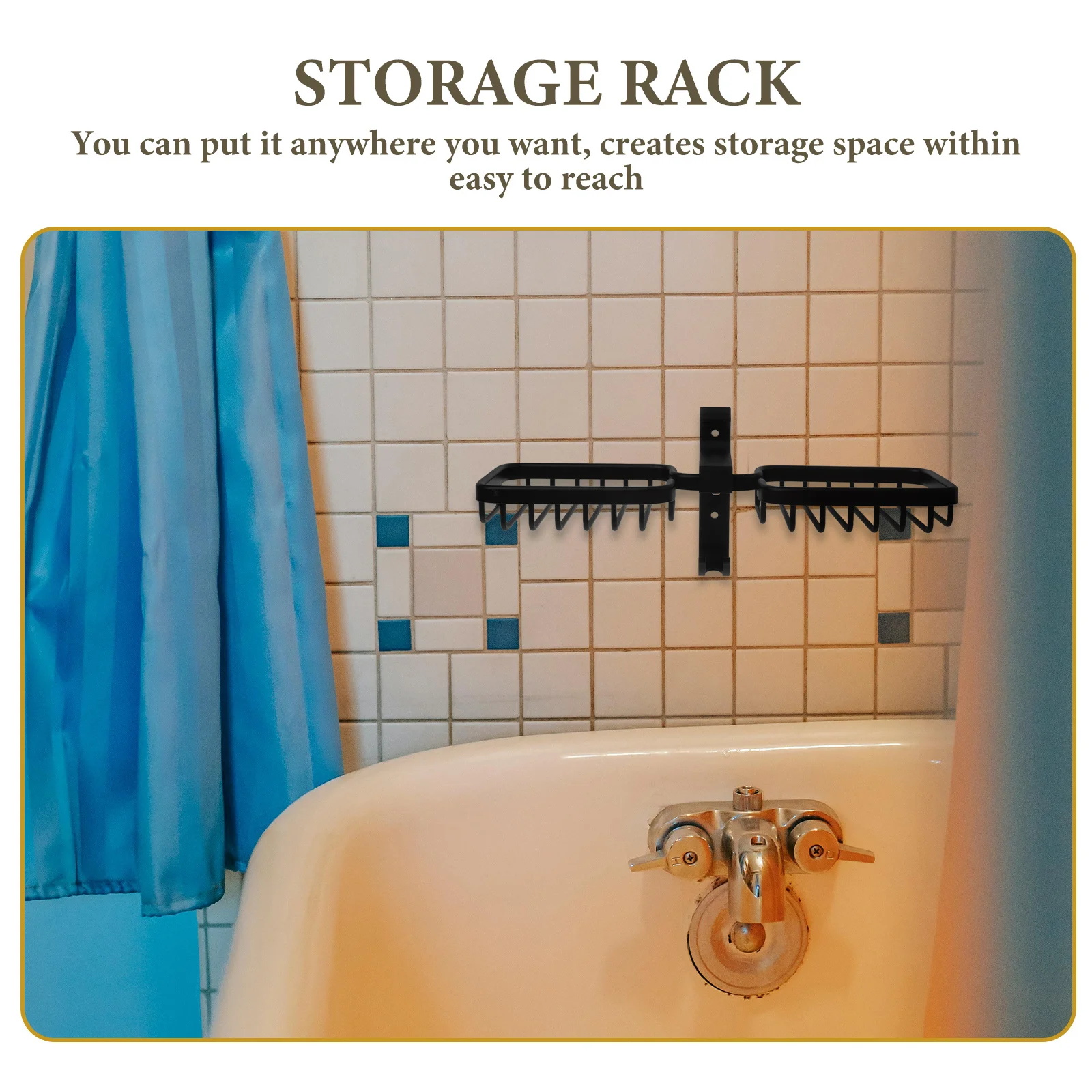 

Bathroom Soap Holder Space Aluminum Self Adhesive Wall Mounted Soap Shelf With Hook For Shower Kitchen Storage Black