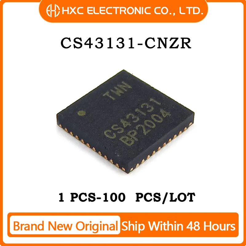 

1/5/10/50PCS CS43131-CNZR CS43131 QFN40 NEW Original IC