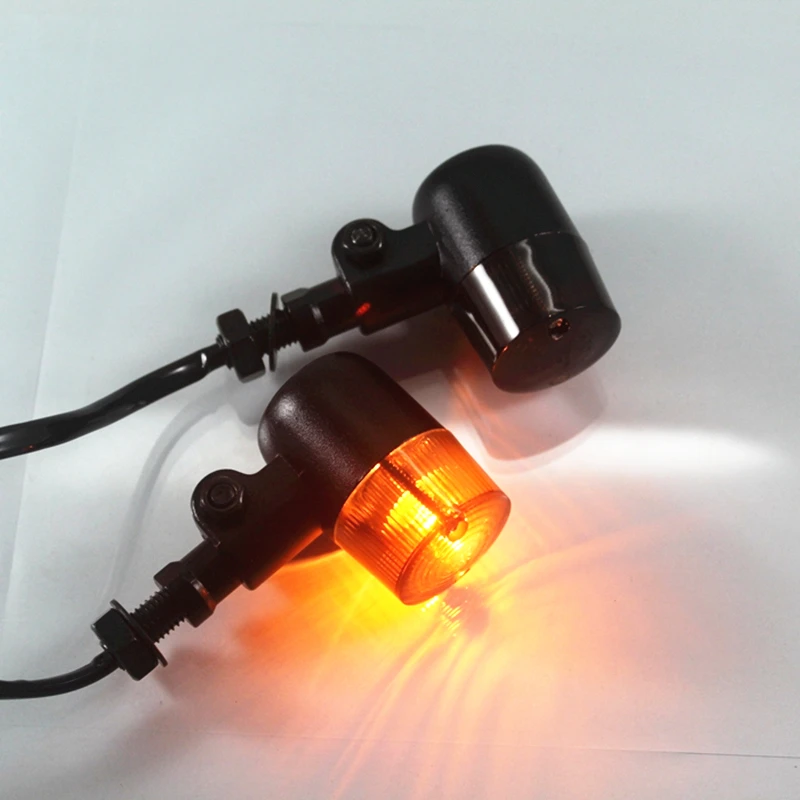 GN UK Vintage motorcycle modified universal metal turn signal 12V turn light