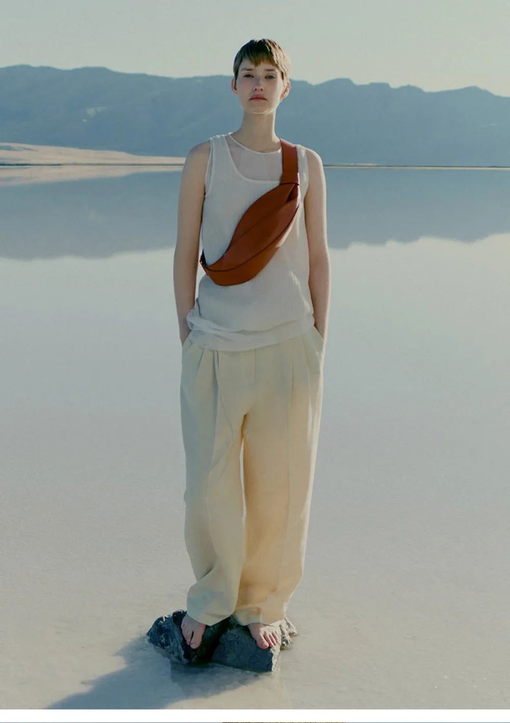 Neyu - sac à bandoulière en cuir lisse، nouveau sac de voyage de Niche personalalisé en form d'oreiller de grande capacité