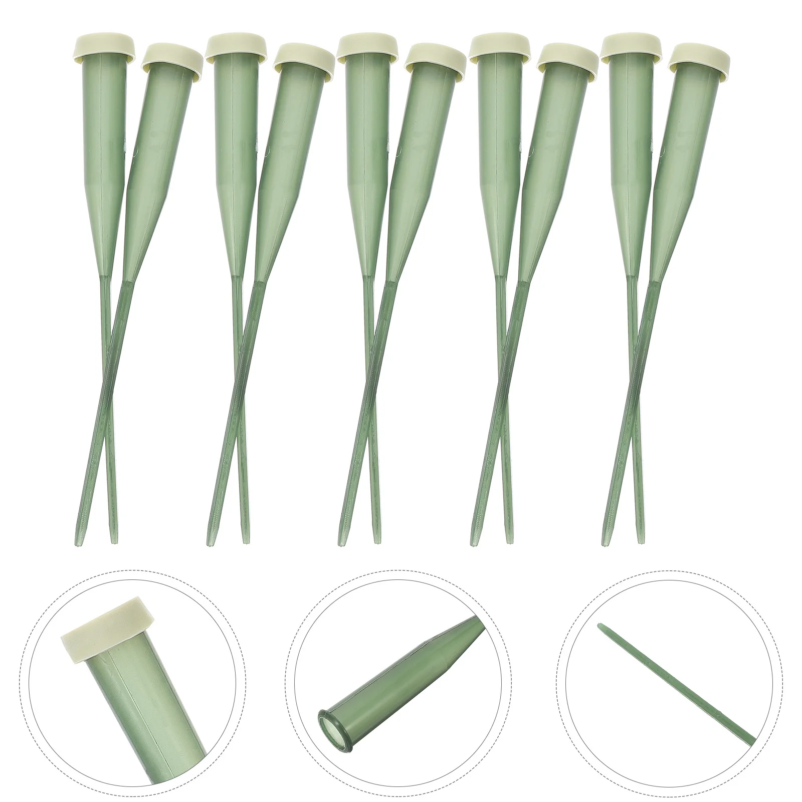 25 個の花用水チューブ生花保存バイアルアレンジメント用栄養液対応コンパクト軽量