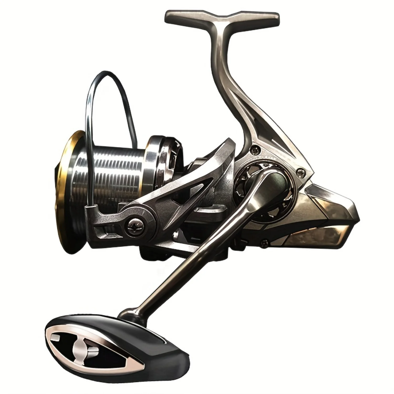 8000-14000シリーズ-ロングショット-ジギングリール--17-1bb、最大ドラッグ55ポンド--サーフフィッシングに最適！