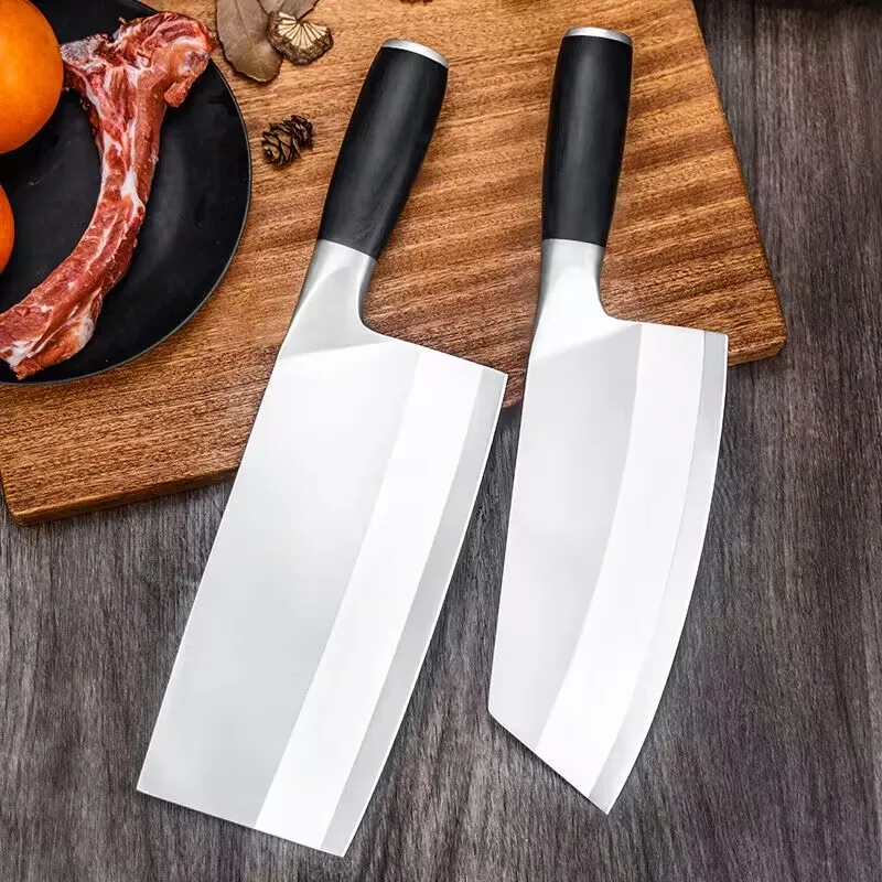 

Chopping Slicing Knife Professional Chinese Kitchen Chef Knife Meat Fish Vege Cutter Stainless Steel Butcher Cleaver Knife