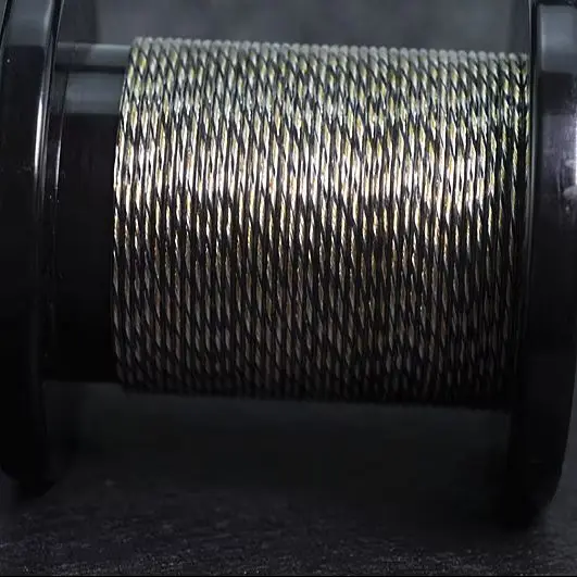 26AWG سبائك البلاديوم الذهبية والفضة + الفضة النقية المطلية مع كابل سدادة الأذن DIY من الجرافين الذهبي