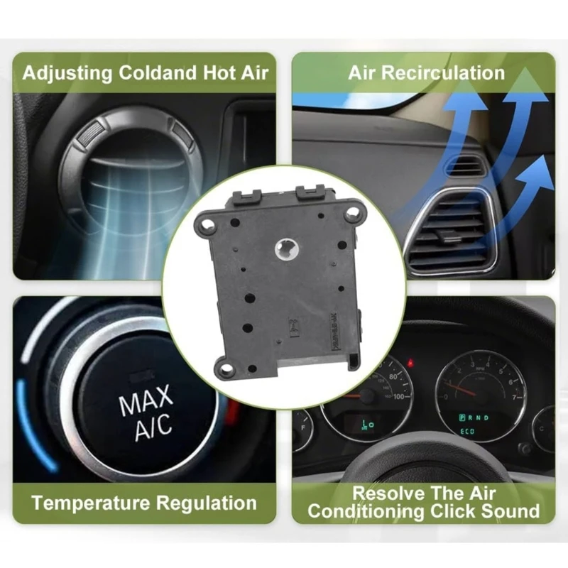 Heater Control Mode Actuator with Fast Response Plastic Heating System Actuator 971542E200 Simple Installs for Car
