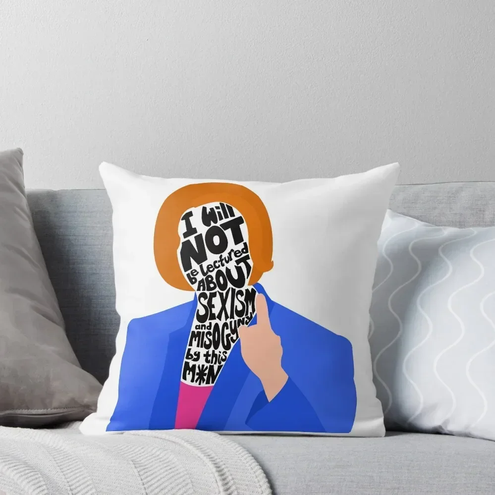 

I will NOT be lectured Throw Pillow christmas decorations 2025 anime girl pillow