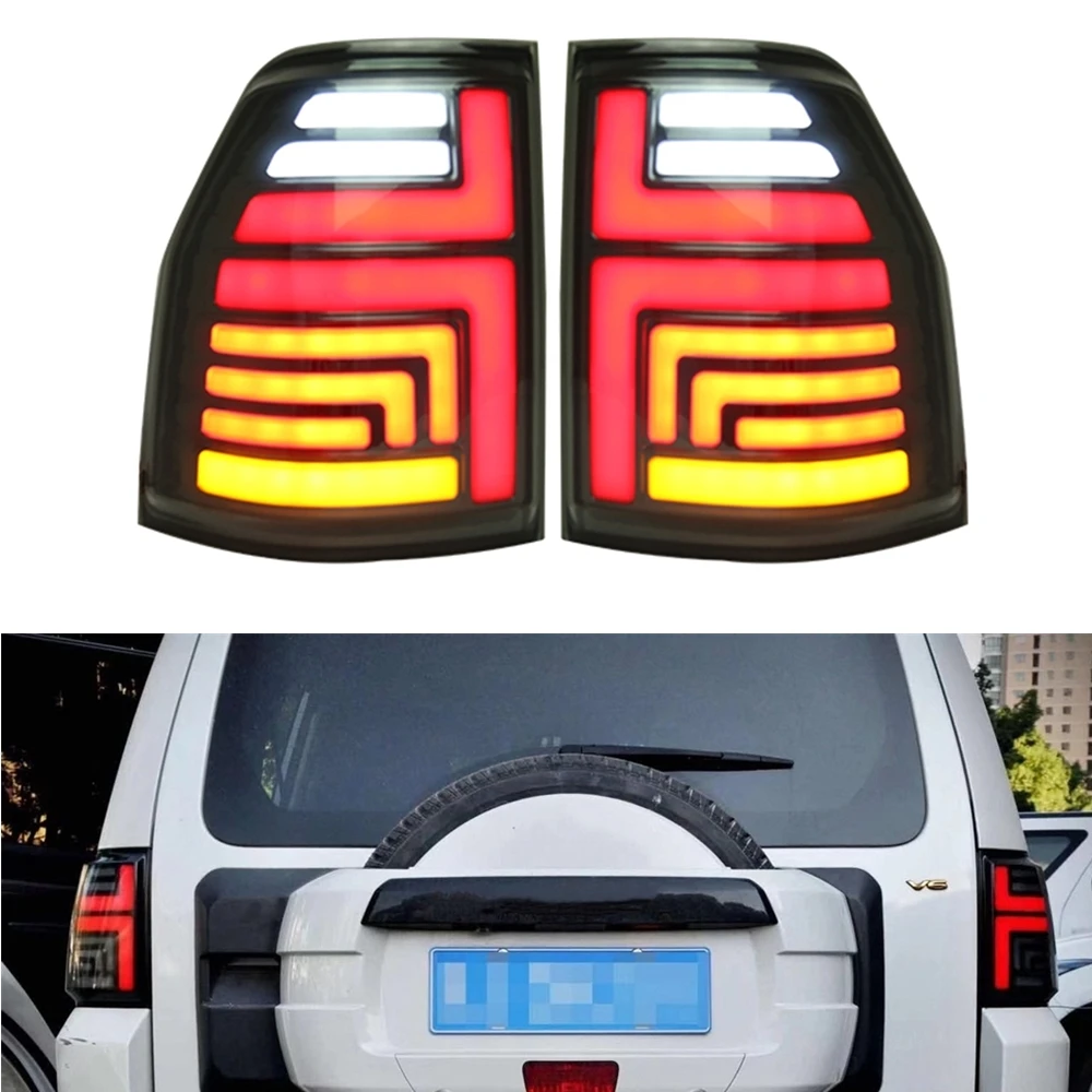 

2PCS LED Tail Lights Rear Lamps Turn Taillights Taillamp For Montero Shogun Pajero V93 V97