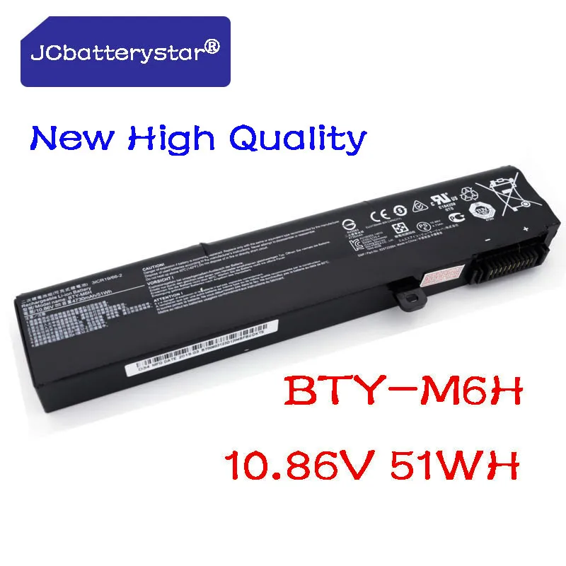 

JC BTY-M6H Laptop Battery For MSI GE62 GE72 GP62 GP72 GL62 GL72 GP62VR GP72VR PE60 PE70 MS-16J2 MS-16J3 MS-16J1 MS-16GF GP72MVR