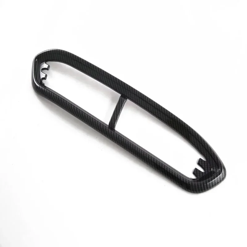 LHD RHD For MG HS 2018-2023 ABS carbonfiber Car Center Console Air Condition Outlet middle AC Vent Frame Cover Trim Accessories