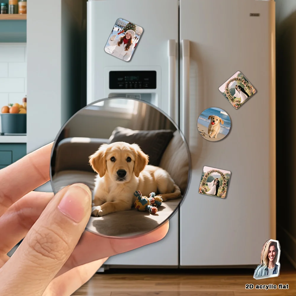 قطعة واحدة من مغناطيس الثلاجة المخصص بأشكال مختلفة متوفرة للاختيار، مناسبة للمطابخ المنزلية والثلاجات وباب الحائط #3