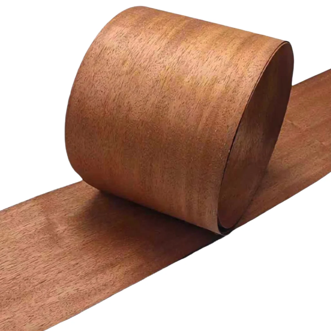 L:2.5m Width:180mm Thick:0.5mm Solid Merbau Wood Decorative Veneer DIY Furniture Home Speaker Wooden Door Floor Veneering