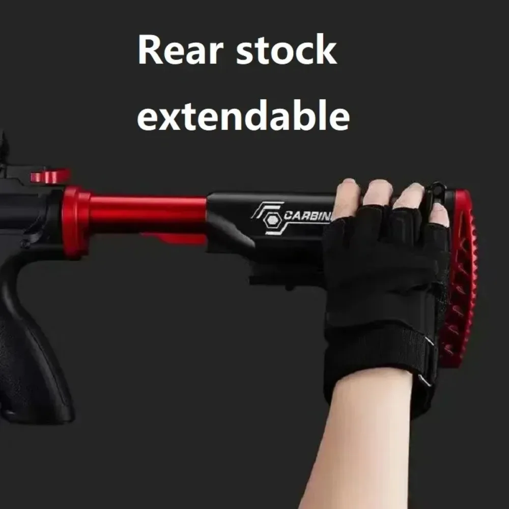 Pistola de balas suaves de carcasa M416 de disparo continuo eléctrico, juguete para juegos de tiro al aire libre, modelo de Rifle de asalto, regalo de Navidad para niño