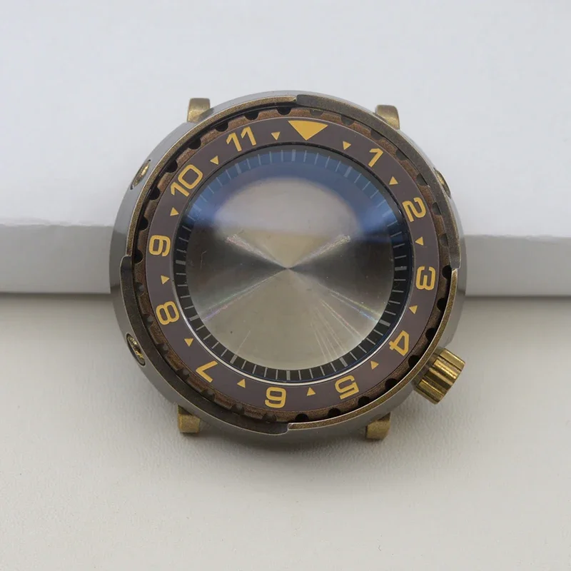 

Mod Bronze Tuna Monster Canned Watch Case Fit NH35 NH36 7S26 Watch Movement Watch Case