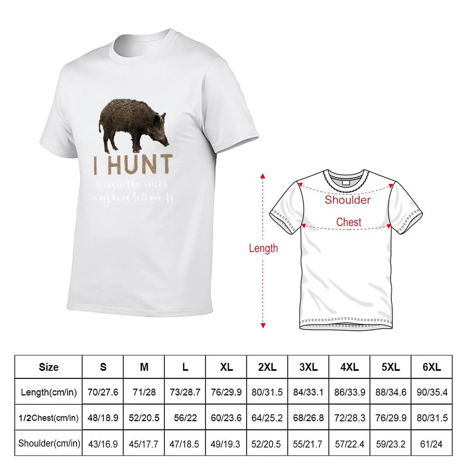 Hunting with wild boar T-shirt sweat hippie clothes mens vintage t shirts