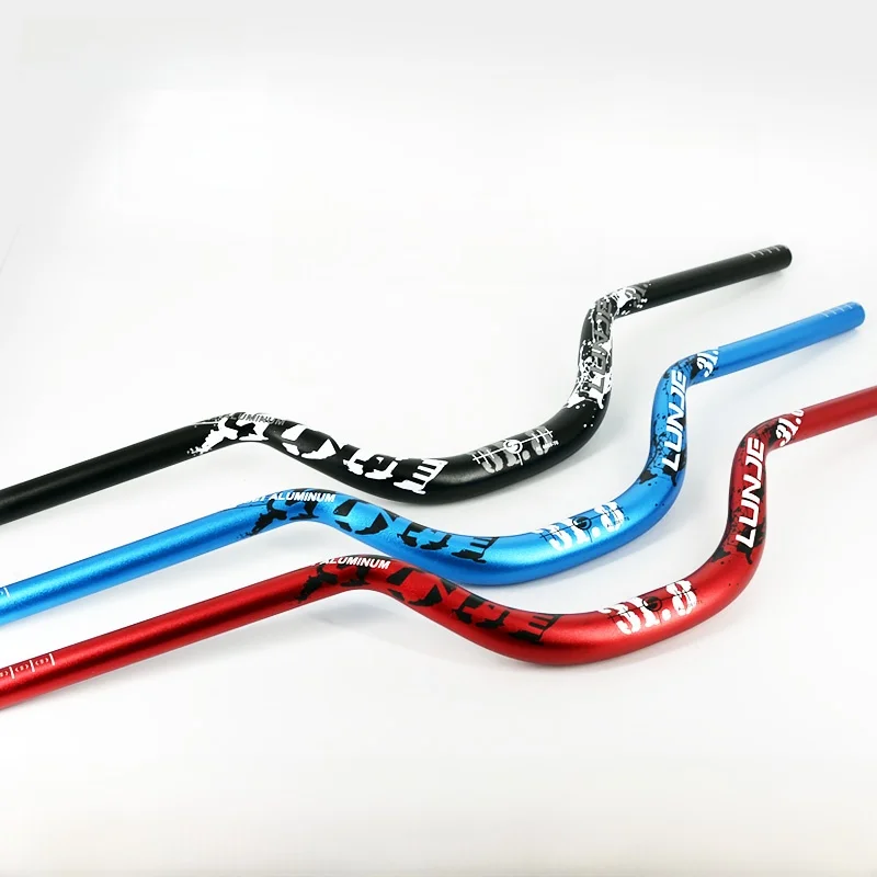 

Mountain Bike High Rise 50/70 Downhill Off-Road Bicycle Handlebars 720/780mm Aluminum Alloy Rubber ip Leisure Youth
