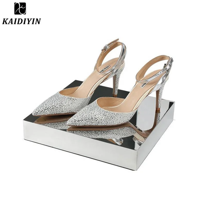 Picture 6: custom.New Arrival Stainless Steel Display Rack Shoe Racks Store Display Mirror Surface Handbag Rack Display