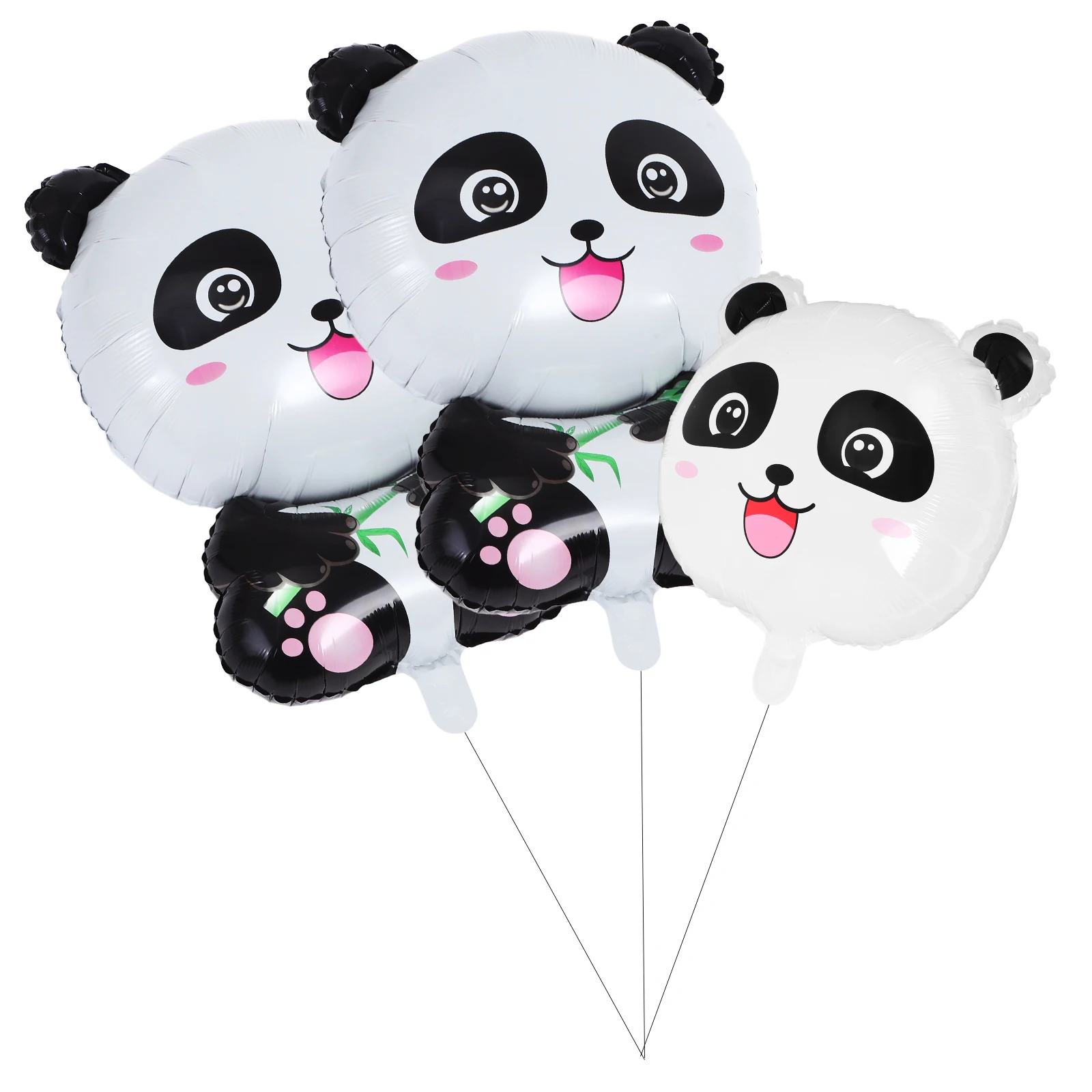 

3 pcs Aluminum Film Cartoon Panda Lovely Party Decoration Wedding Birthday Christmas Shower Photo Props Room Layout