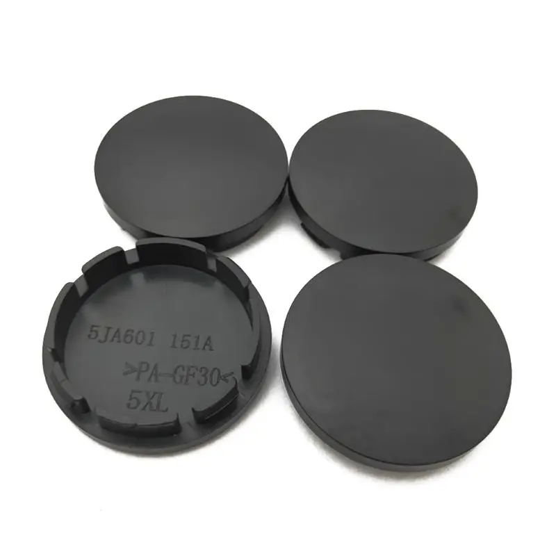 4 Pcs/Set Black/Silver 56mm Car Wheel Center Cap for Rim Hub ABS Caps Universal Car Wheel for Rim Center Hubcap Vehicle