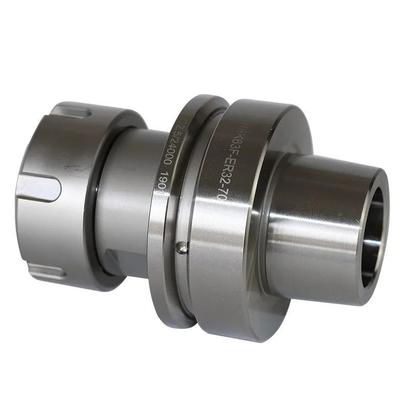 Precision HSK 63F ER32 Collet Chuck Tool Holder G2.5 24000 RPM for Woodworking Router CNC Machining Center