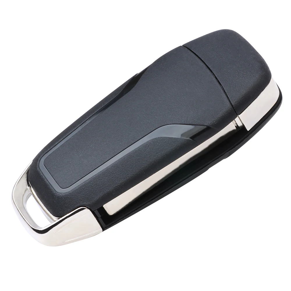 KEYECU Flip Remote Car Keyกรณีเชลล์สำหรับFord Fusion Edge Explorer 2013-2015 FCC ID: n5F-A08TAA (เท่านั้น)