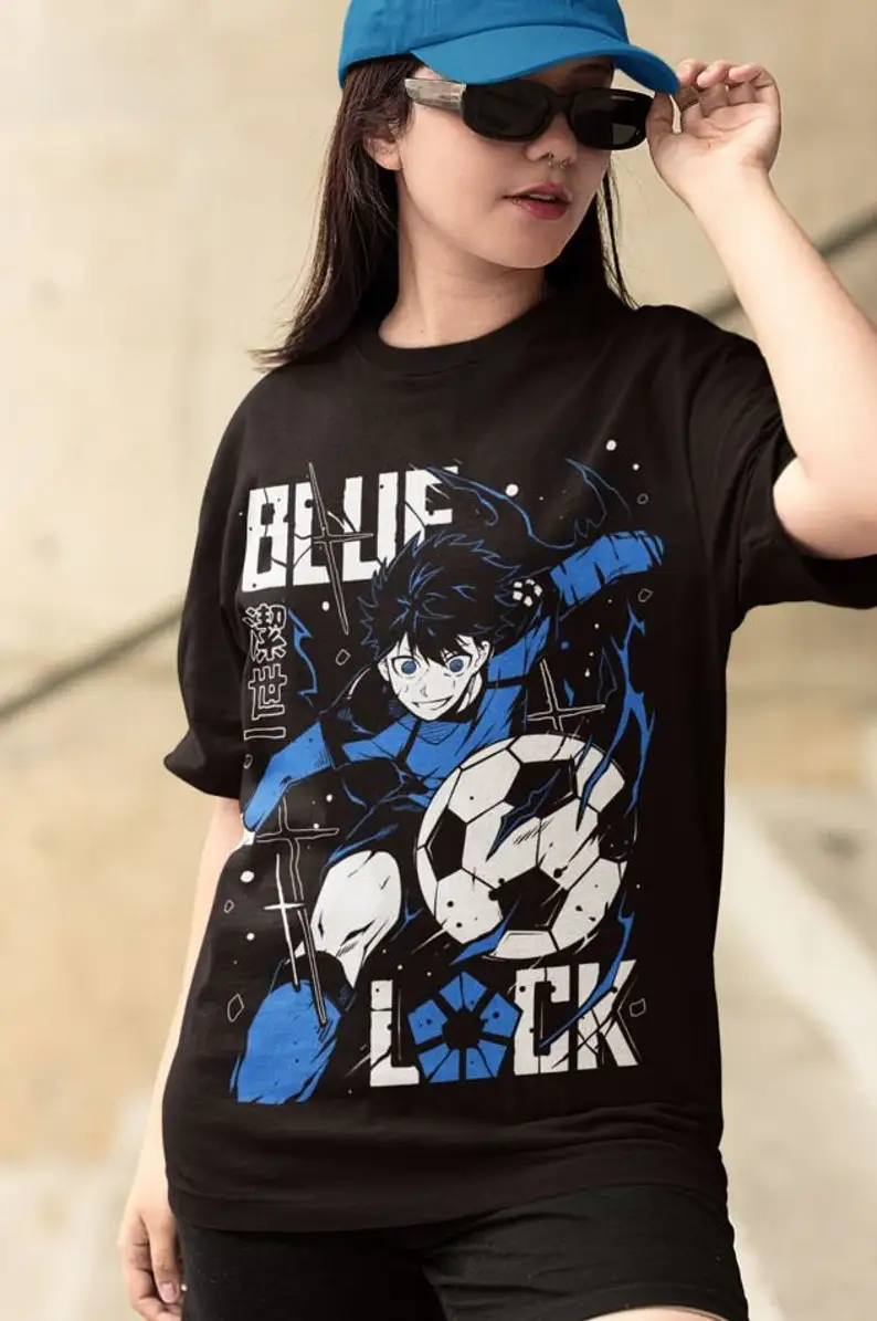 Japanese Soccer Anime Unisex Shirt - Manga Player Graphic & Otaku Ropa