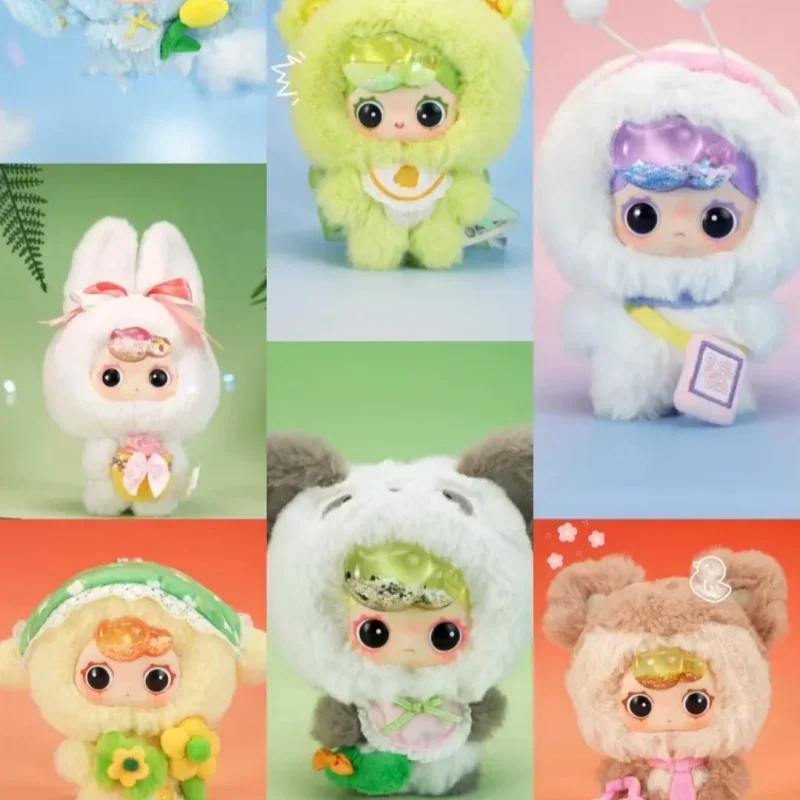 حقيقية Babythree جديد Ip Oo طفل الربيع زهرة الثروة سلسلة صندوق أعمى لطيف ألعاب من القطيفة قلادة دمية مفاجأة عيد ميلاد فتاة الهدايا #1