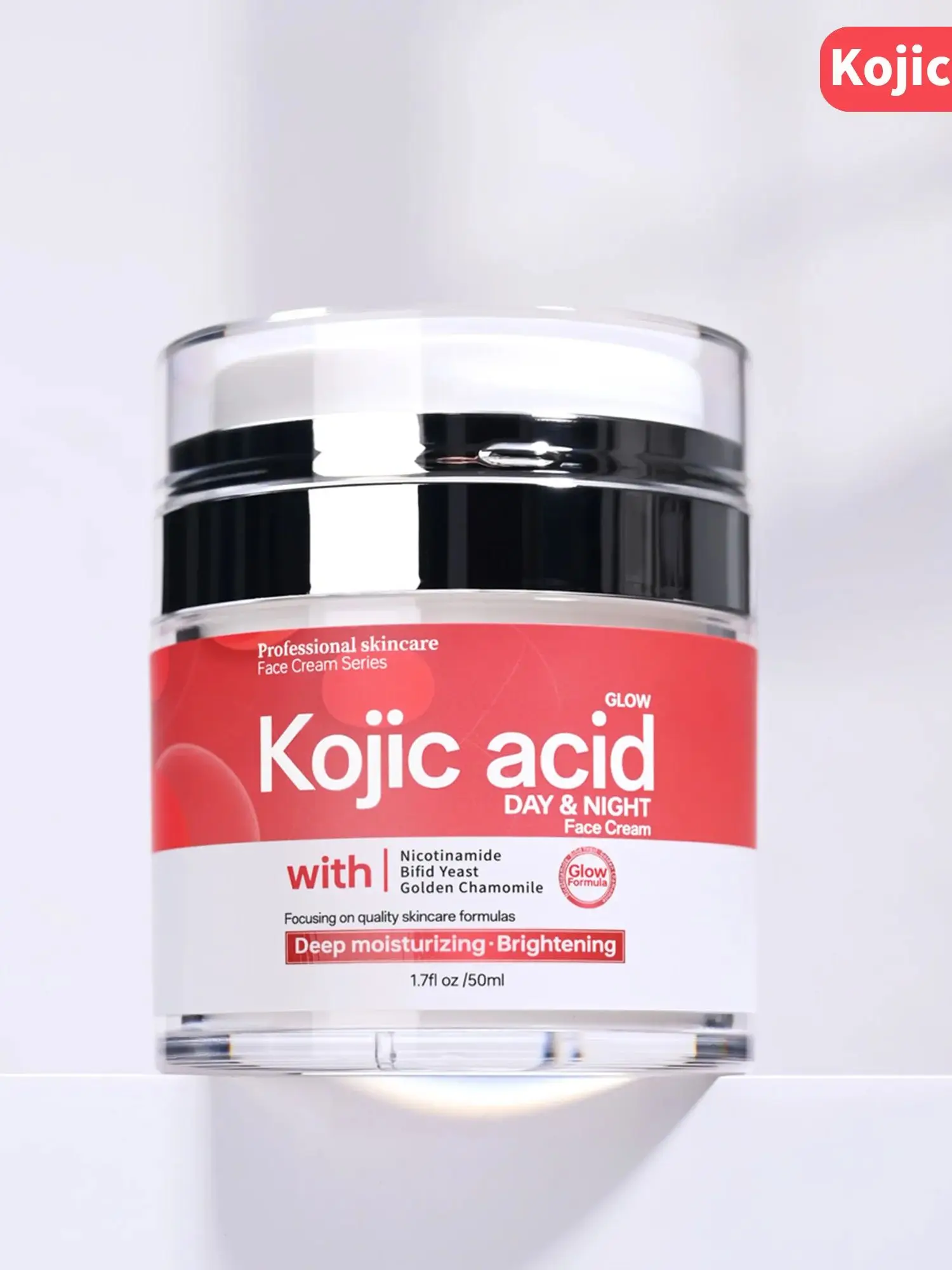 50g Kojic Acid Collagen Nicotinamide Whitening Face Cream Moisturizing Skin Arbutin Serum Plant Extract Nourishing Cream