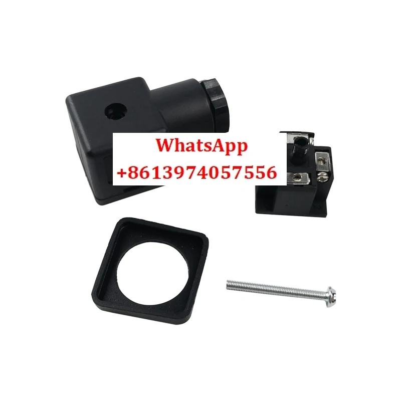 

Pump truck crane hydraulic solenoid valve plug HM coil plug Mixing station pneumatic waterproof junction box
