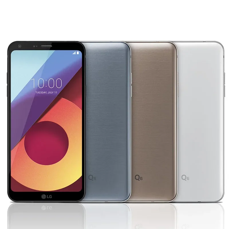 LG Q6 2GB RAM 32GB ROM 13MP Mobile Camera GPS Phone 5.3'' WiFi Bluetooth Unlocked Original Smartphone Touch Screen Fingerprint