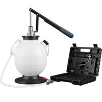 SucceBuy 7.5L Transmission Fluid Pump ATF Fluid Transfer Filler with Control Valve & 15 Common Adapters Kit for Oil Replacement