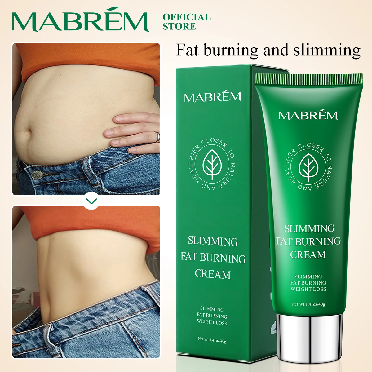 

2pcs MABREM Slimming Weight Lose Body Cream Slimming Shaping Create Beautiful Curve Firming Cellulite Body Anti Winkles
