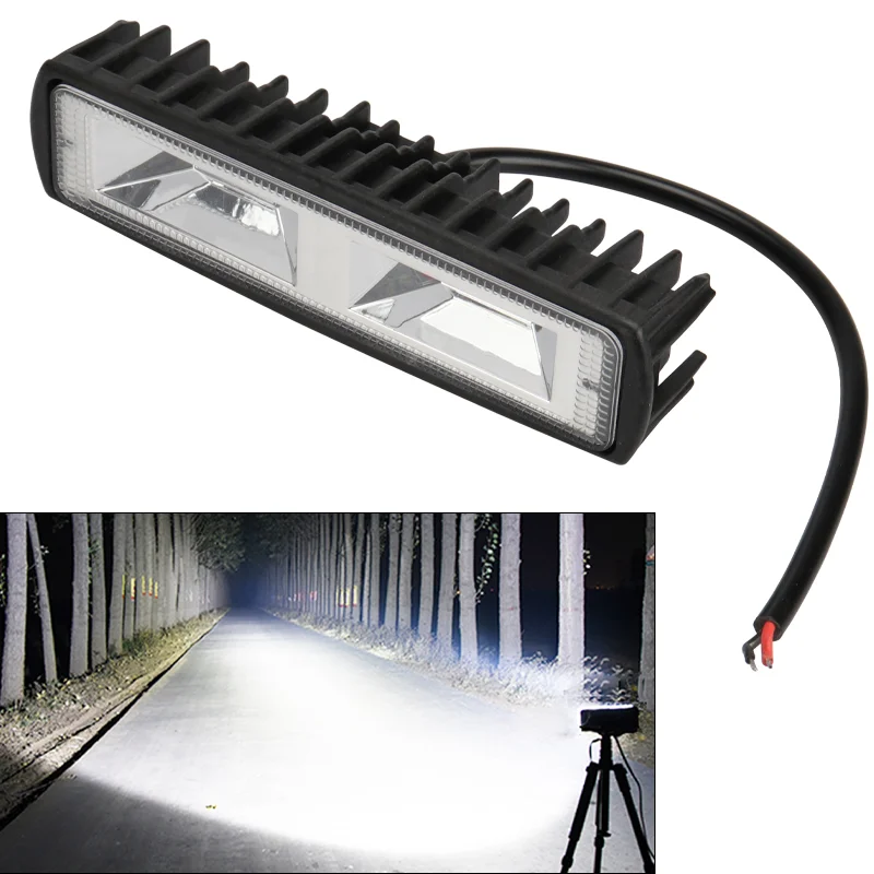 48W motorcycle Headlamps Car Work lights 12-24V LED Bar Truck Boat Tractor Trailer Off Road Working Light LED spotlight headlamp