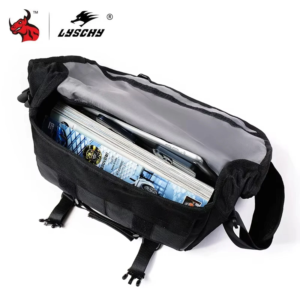 Lyschy New Motorcycle Riding Crossbody Bag Commuting Single Shoulder Waterproof Motorcycle Backpack Rider Equipment