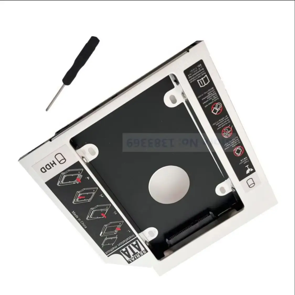 2. ° disco duro HDD marco de soporte Caddy óptico para HP EliteBook 8460w 8560w 8760w G62-143CL G6-1298DX G62-234dx G6-2129SO 1061ee