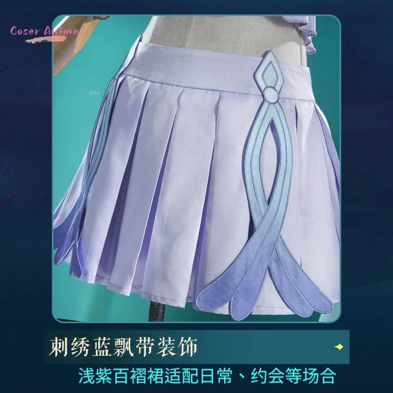 Yae Miko Sangonomiya Kokomi Cosplay Costume Genshin Impact Uniform Halloween Carnival Party Christmas Play Role Clothes Clothing