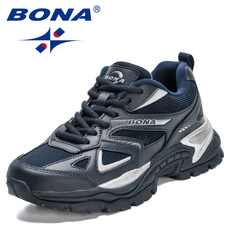 BONA 2023 New Designers  Fashion Outdoor Jogging Sneaker Classic Walking Footwear Popular Running Shoes  Sports Mansculin