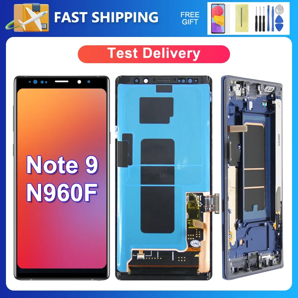 

Note 9 For Samsung 6.4''For Note9 N960 N960F N960U N960W LCD Display Touch Screen Digitizer Assembly Replacement