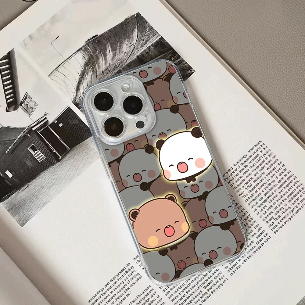 BUBU DUDU Cartoon Phone Case for iPhone 12 11 13 14 15 16 Max Pro Plus Magsafe Magnetic Wireless Cover