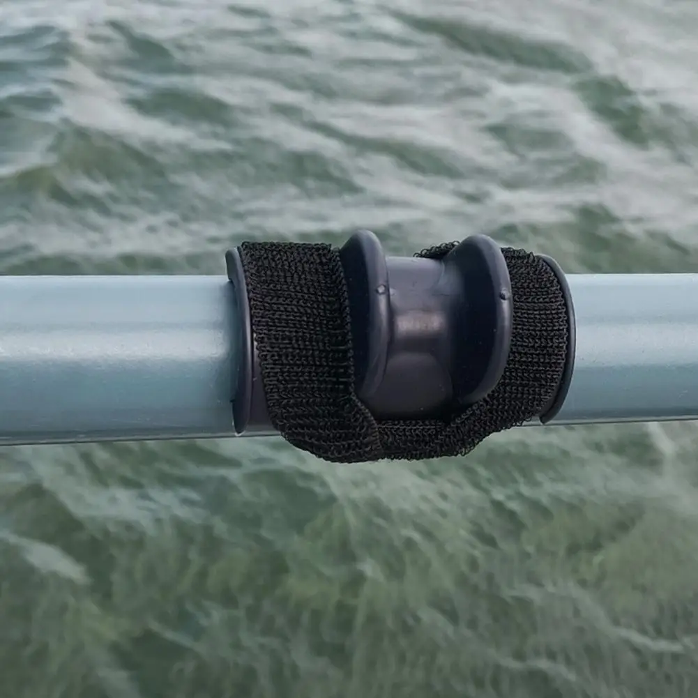 

Fishing Pole Support Compact Non-slip U-shaped Fishing Rod Holder with Fastener Tape Portable Pole Bracket Support for Anglers