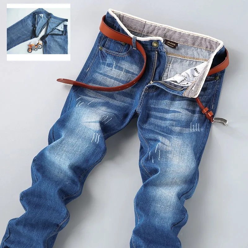 Denim Pants Oversize Jeans Men Jeans Men Invisible Open Crotch Girlfriend Outdoor Convenient Pants Men Baggy Pants Plush Winter