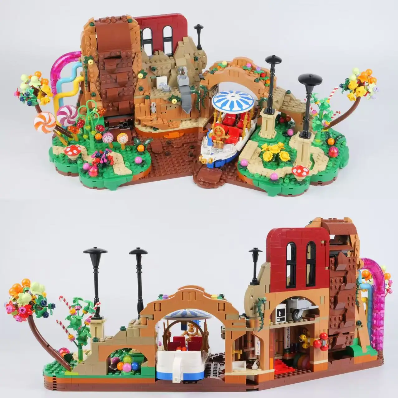 2025Pcs Willy Factory Building Blocks Street View Model Assemble Bricks Toy For Kid Adult Christmas Gift