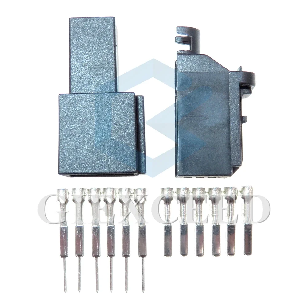 2 set di connettori per allarme pressione pneumatici a 6 pin per VW Audi 1534121 -1 1534121 -1 Connettore cavo di montaggio CA automatico 4D 0971636   4D 0971636