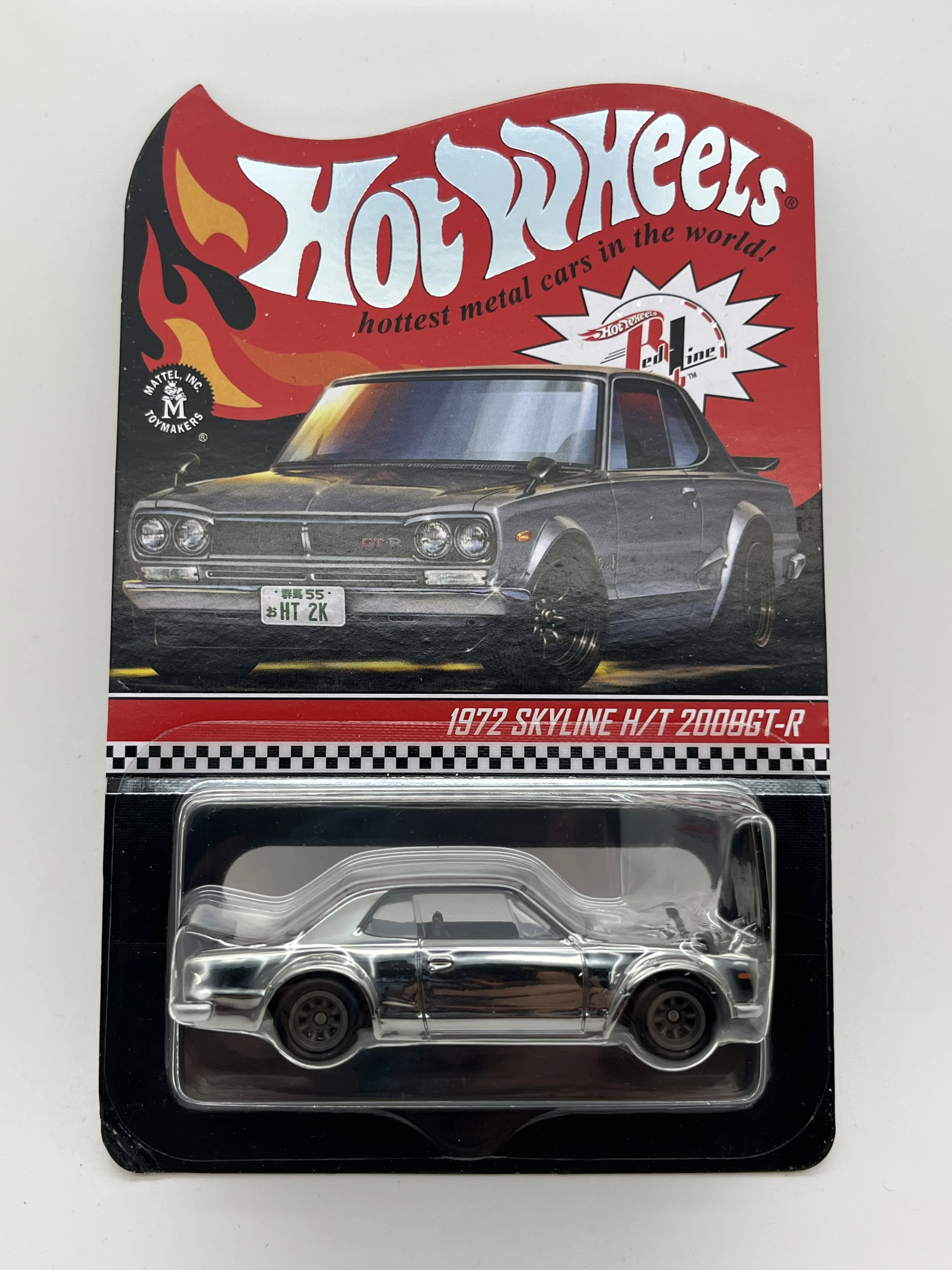 Hot Wheels Cars RLC Nissan 1972 Skyline H/T 2000 GTR 1/64 Metal Die-cast Model Collection Toy Vehicles