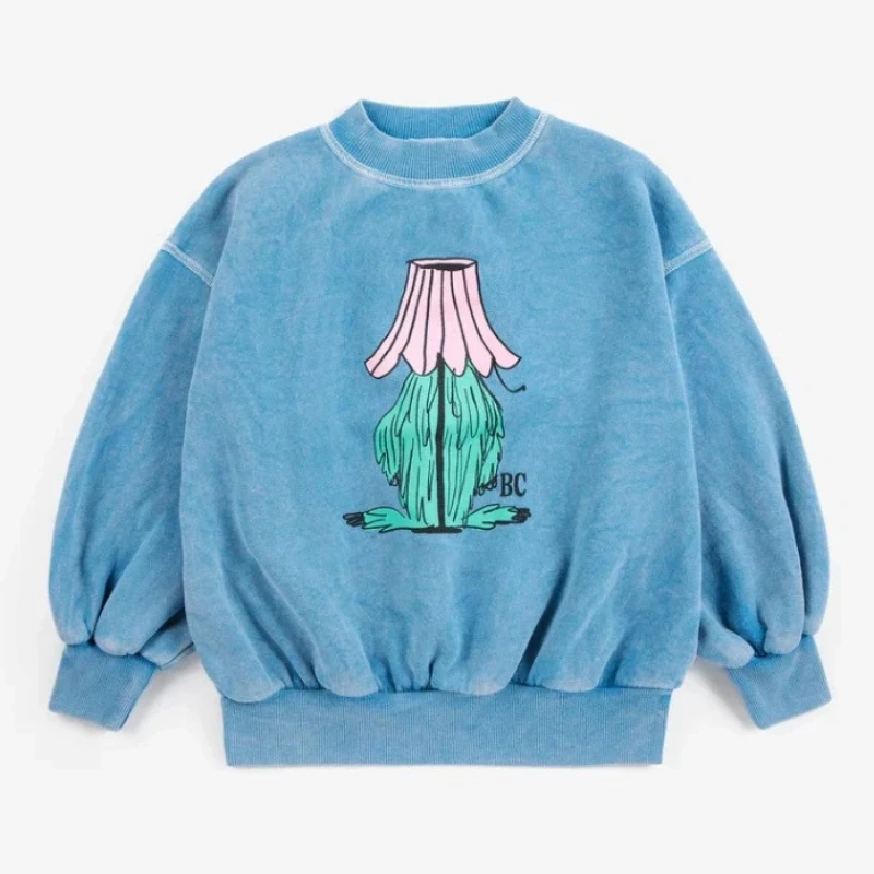 Kids' Hoodie Sweatshirt – 2026 Fall/Winter BC New Boy Girl Lightweight Fleece Printed Hoodie Casual Outerwear for Boys & Girls