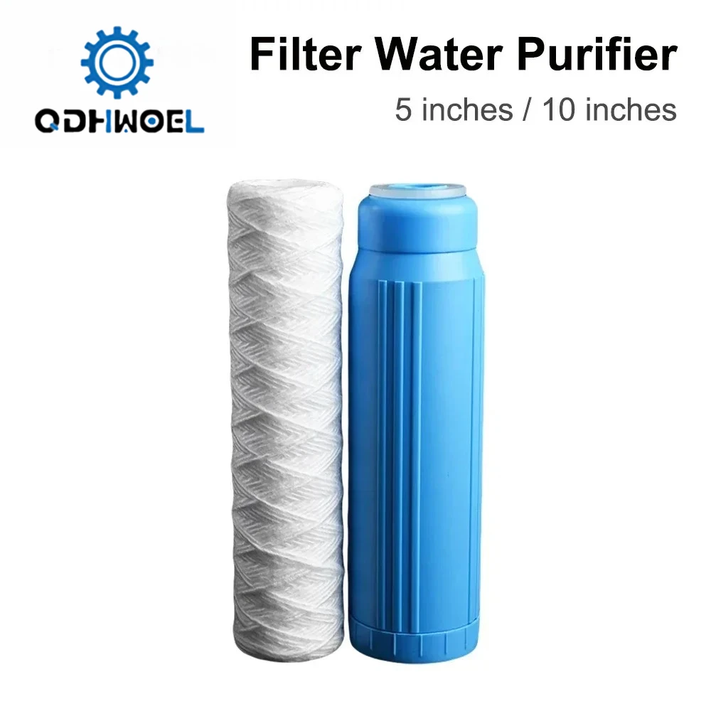 QDHWOEL Is Suitable For Fiber Laser Cooler Water Purifiers, 5/10 Inch Laser Deionization Resin Filters.