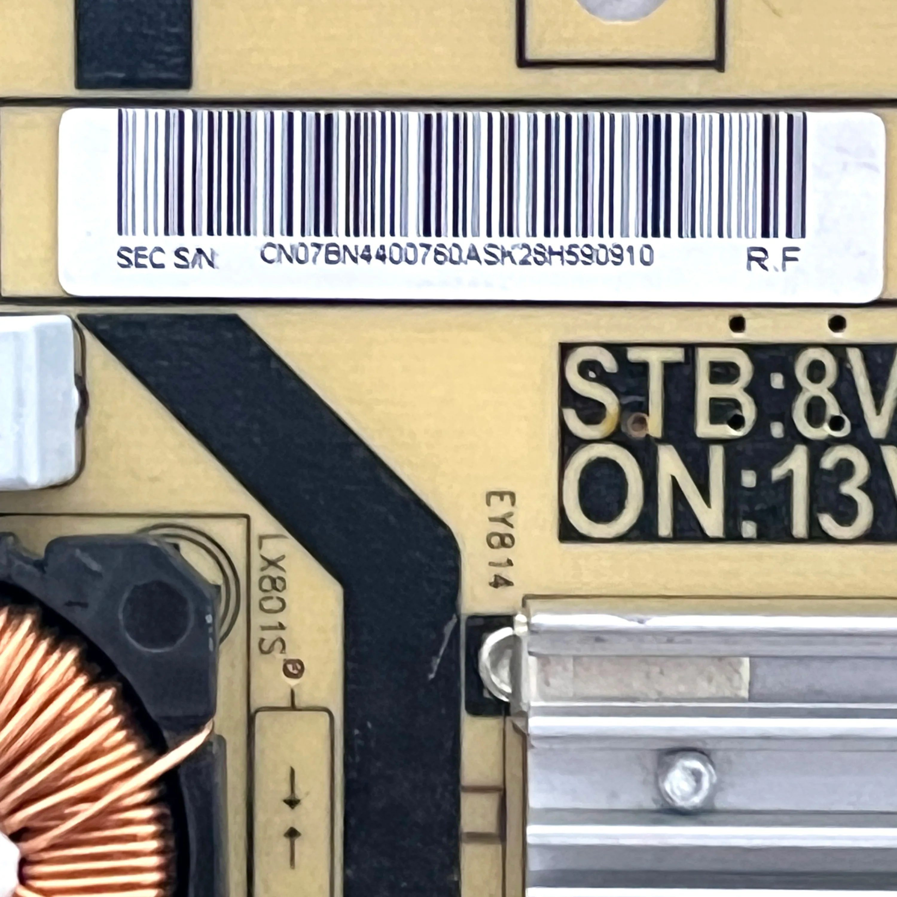 Authentic Original TV Power Board BN44-00760A F55S11_EPN Works Normally And is for LED TVs LH55DHEPLGA/GO LH55DHE TV Accessories