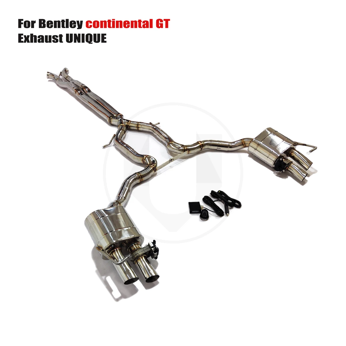 UNIQUE Designs 2019-2024 Bentley continental GT 4.0T T304 stainless steel sports Valved  Exhaust System