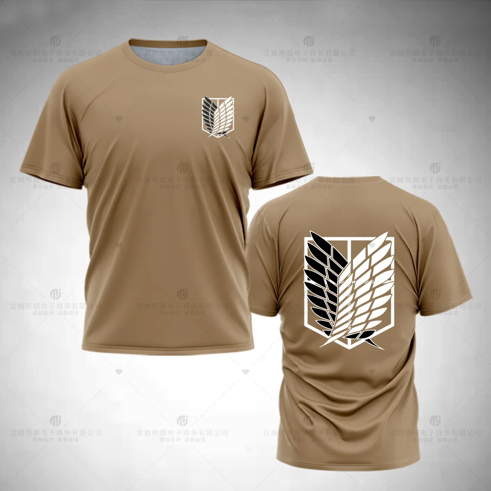 Anime T-Shirt Scout Legion Clothes Shingeki No Kyojin T-Shirt Attack on Titan Giant Short Sleeve Shirt Men and Women